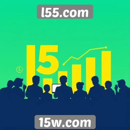 Plataforma l55.com registra crescimento no número de usuários