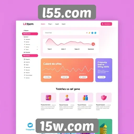 Análise da interface do usuário do site l55.com